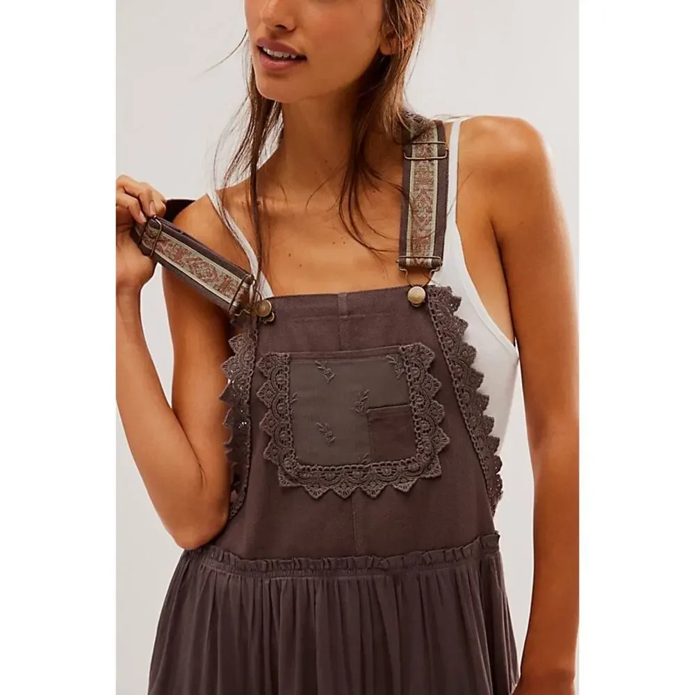 Free People Trails End Skirtall Medium - Picture 3 of 6